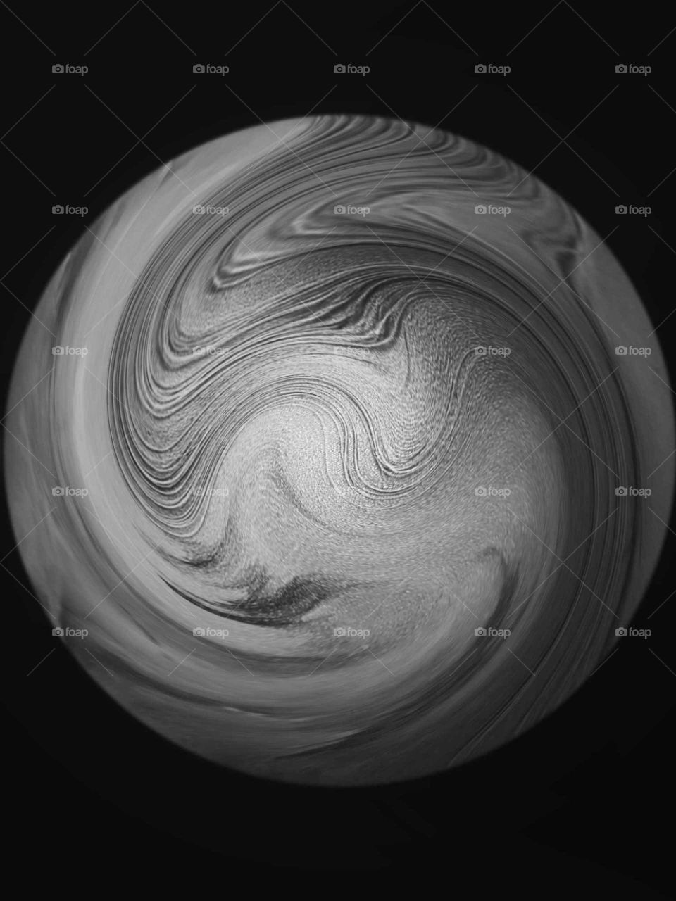 Black and white planet like creation. Sphere.World. Ball. A lovely first pic to kick off the new B&W album.