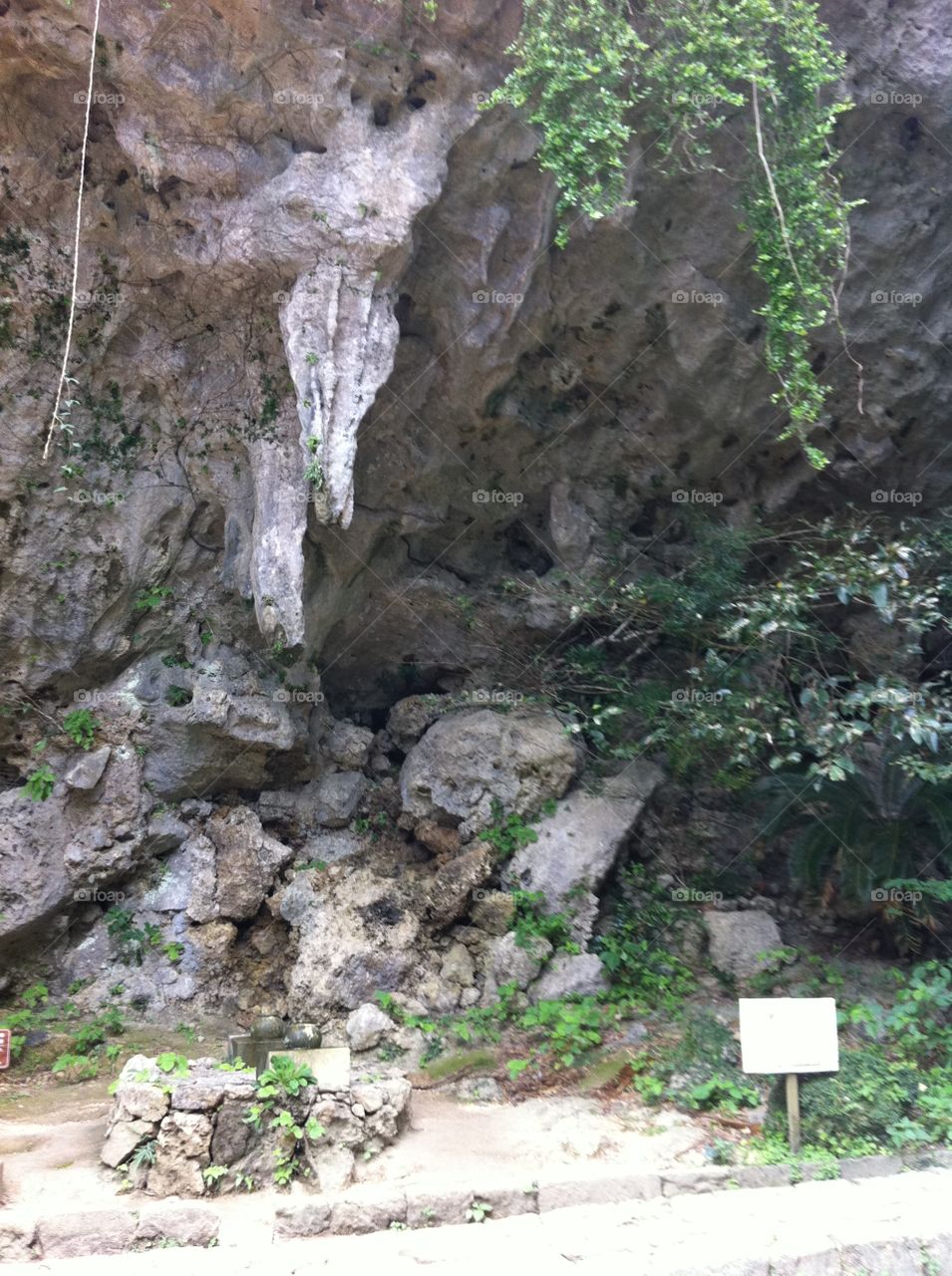 Rock Cliff Overhang