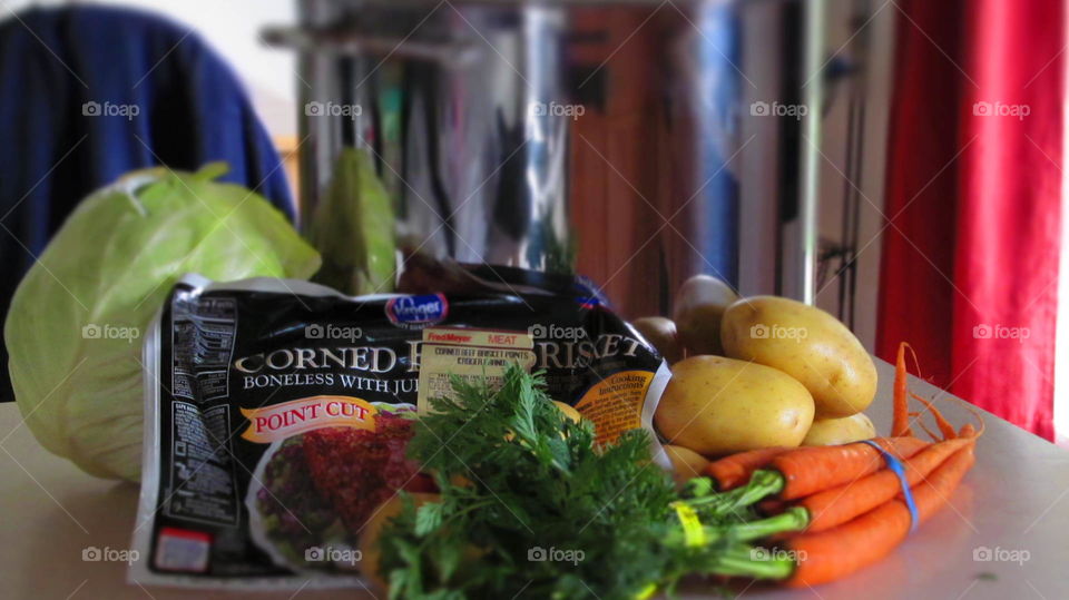 corned beef and cabage