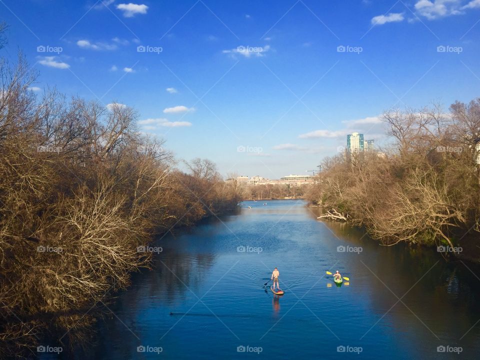 Zilker park bridge in Austin TX