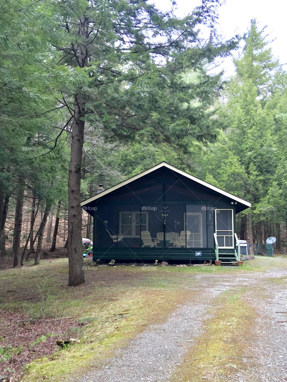 A cabin in the Adirondacks, NY