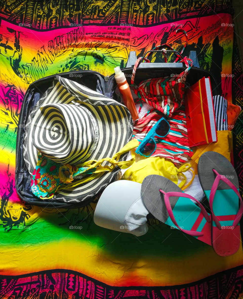 suitcase for holiday