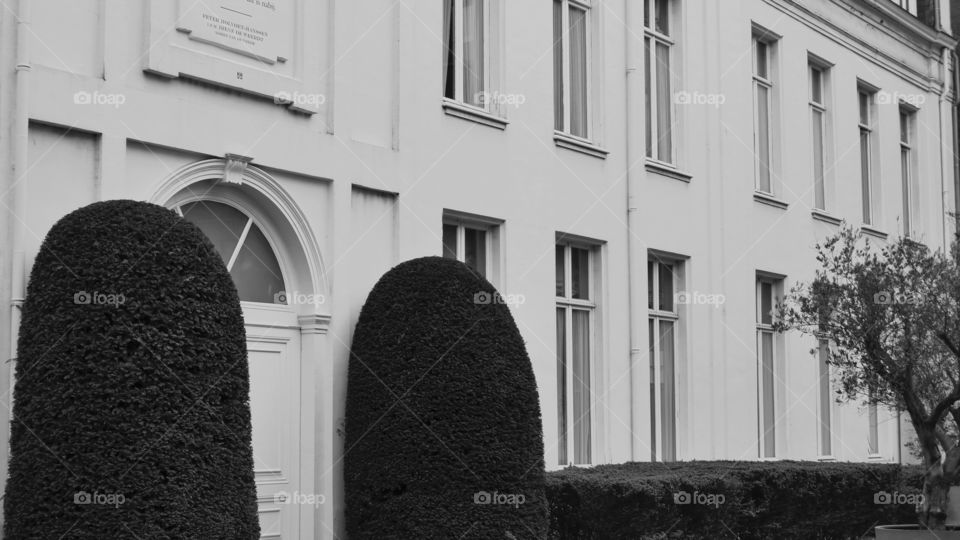 Old architecture in Antwerp, Belgium.