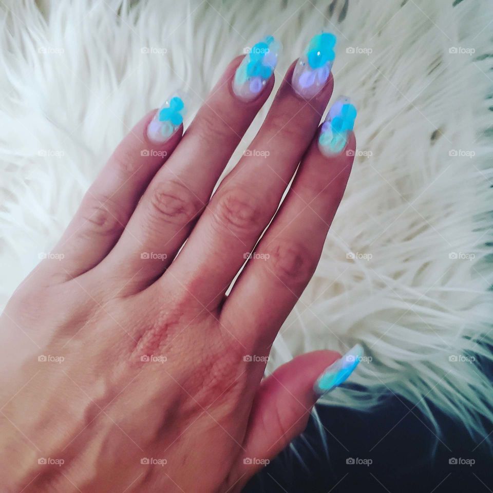 happy with my glow in the dark dip