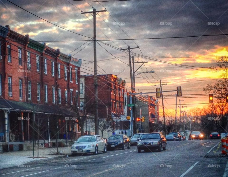 Powelton Avenue Sunset