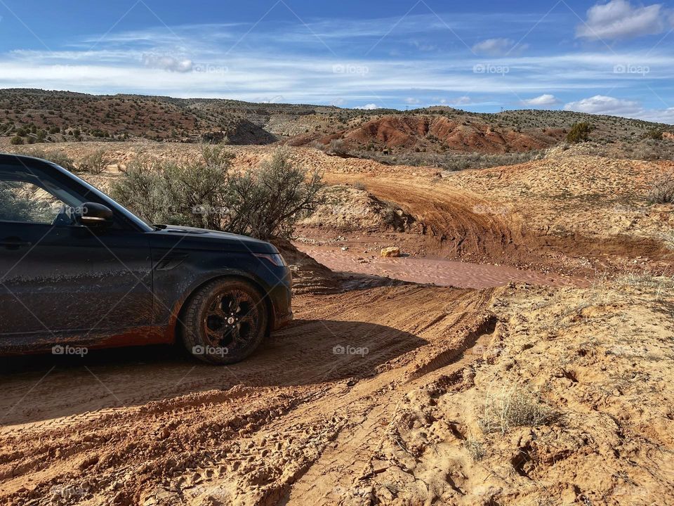 Road tripping through the desert 