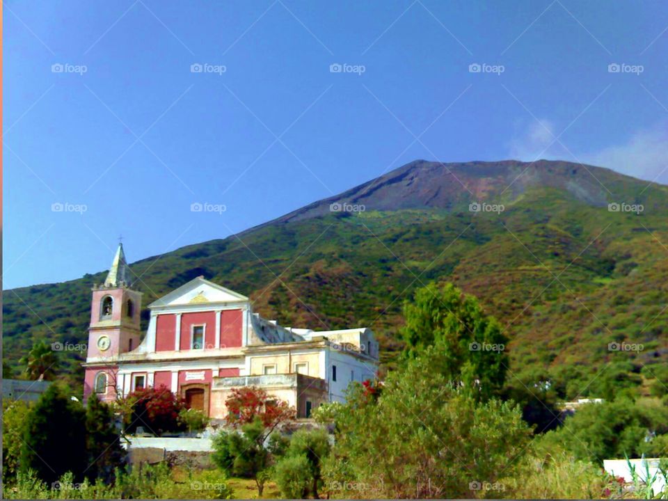 Little Church of S. Bartolomeo  -  Stromboli Island ( Italy ).