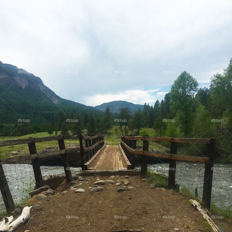 Bridge over river