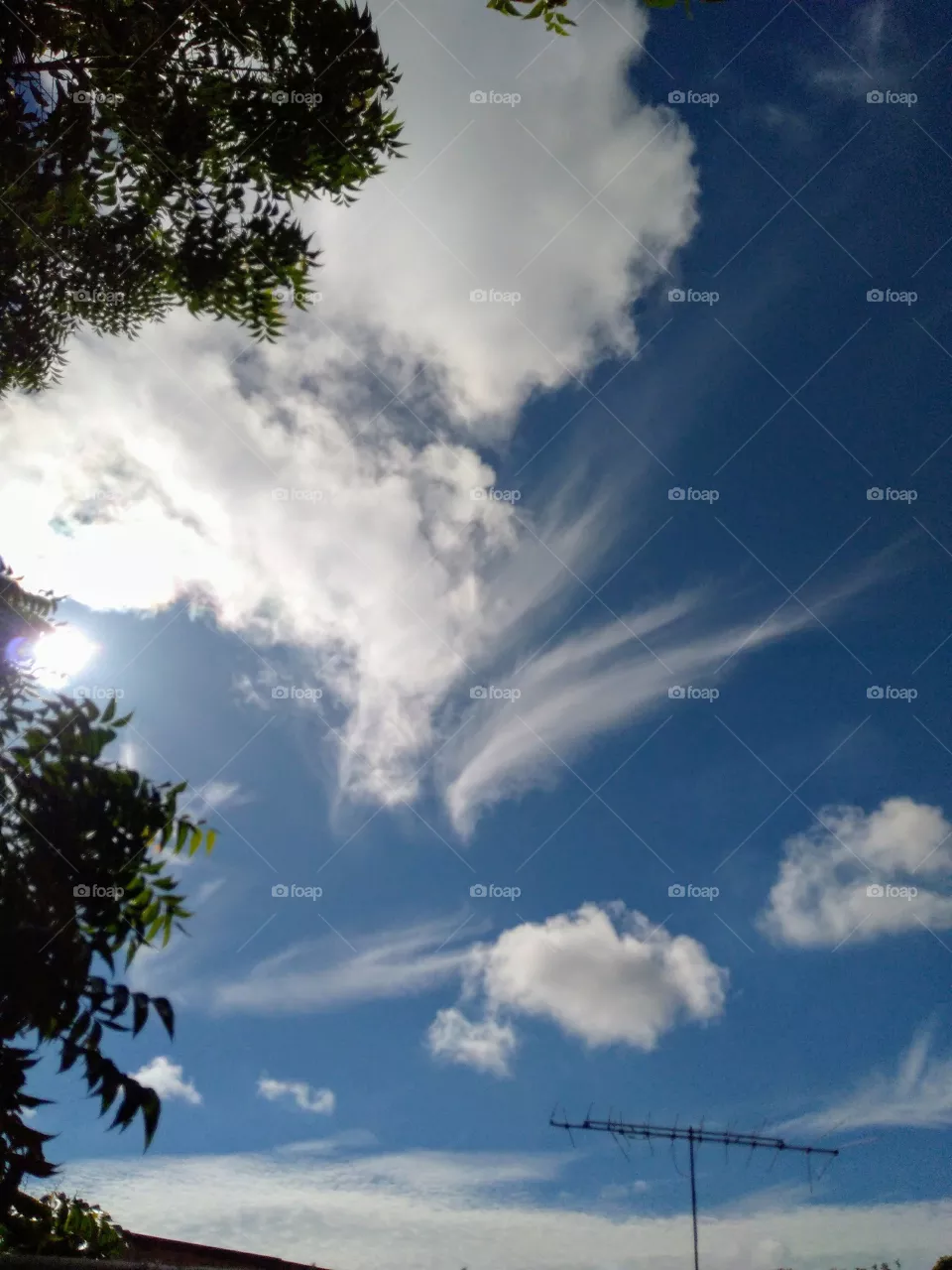 blue sky