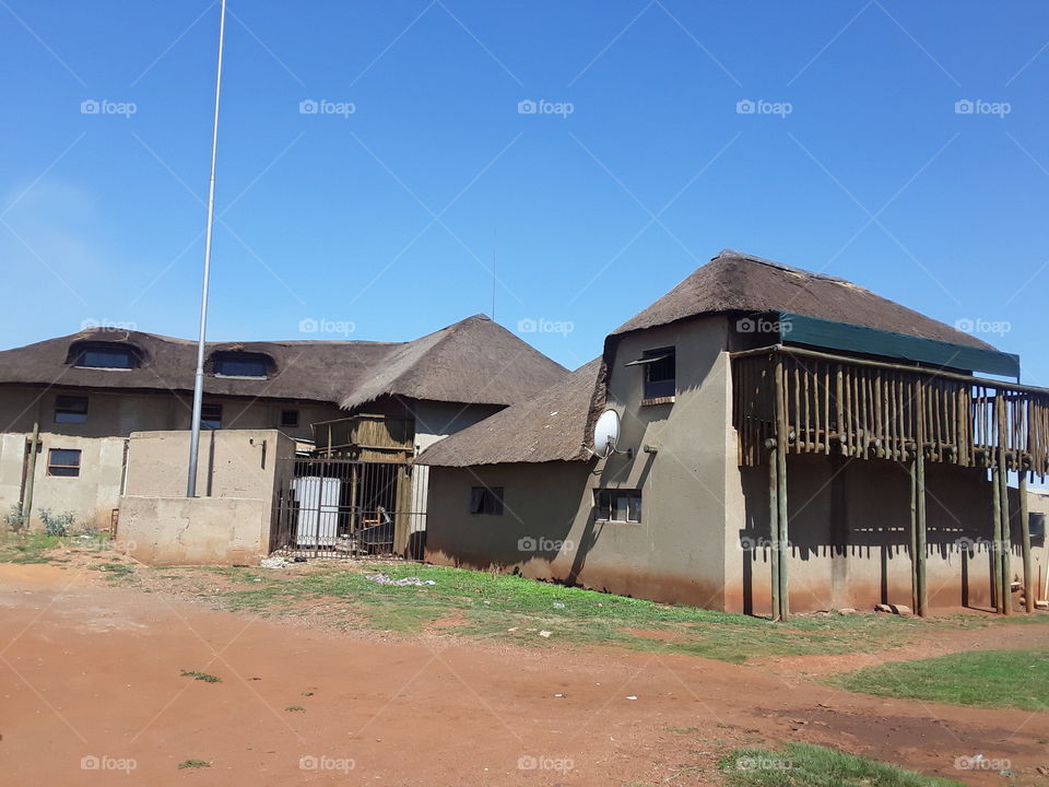 A beautiful display of a hut.