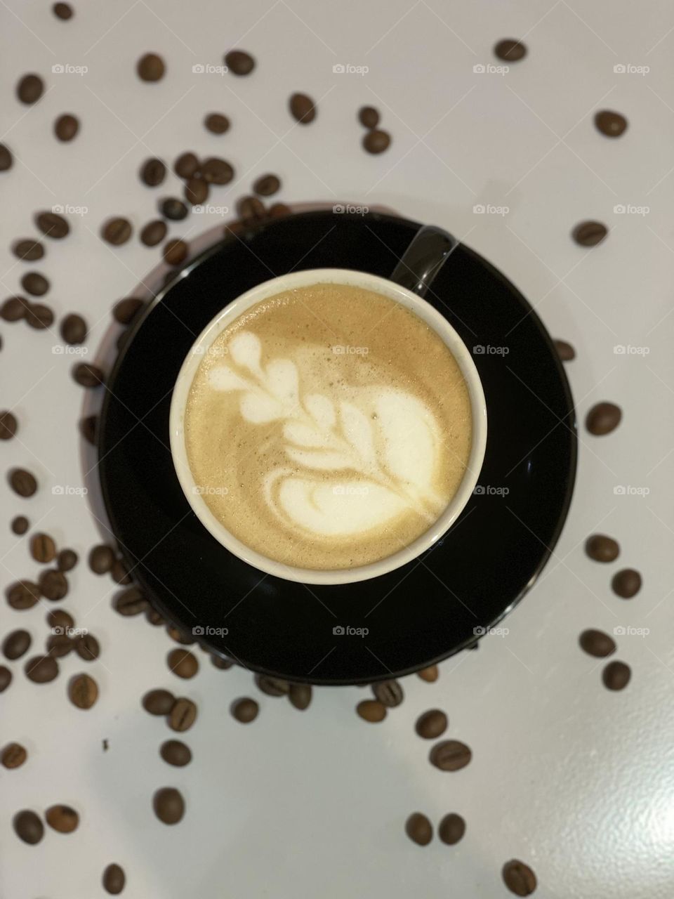 Latte art, Java robusta beans