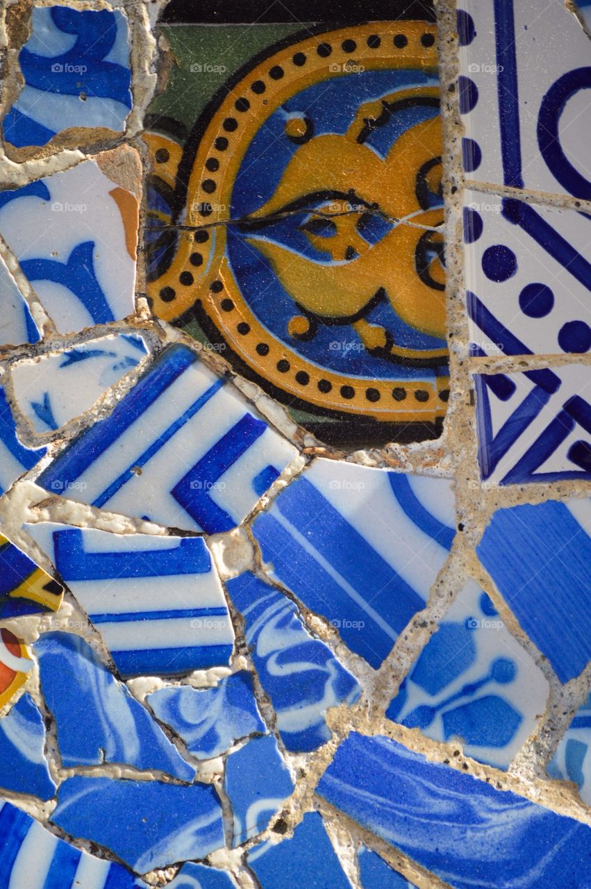 Tiles from Park Guell
