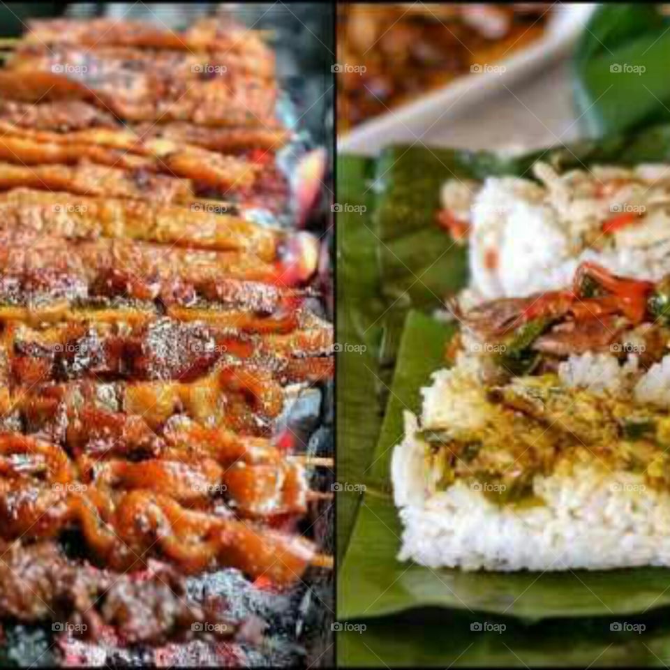 Typical food from Indonesia