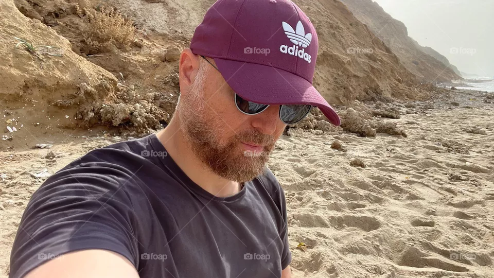 Selfie on the beach 
