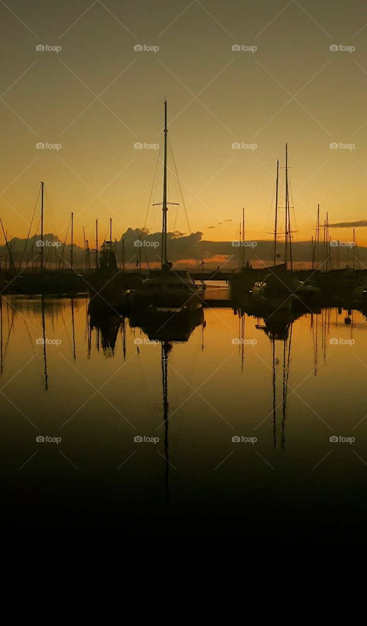 Sunser in Redcliffe Queensland Australia