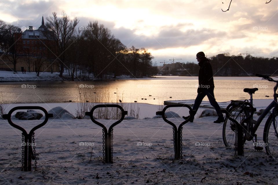 Winter in Stockholm, Sweden 