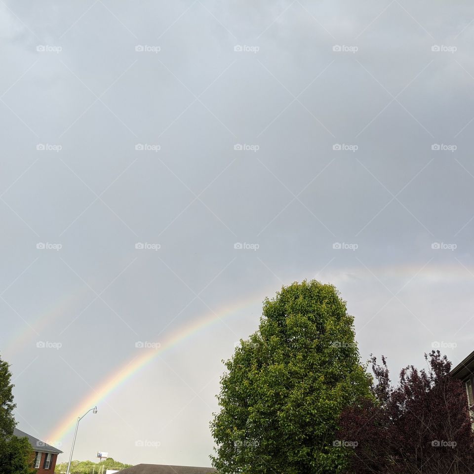 double rainbow in Kentucky