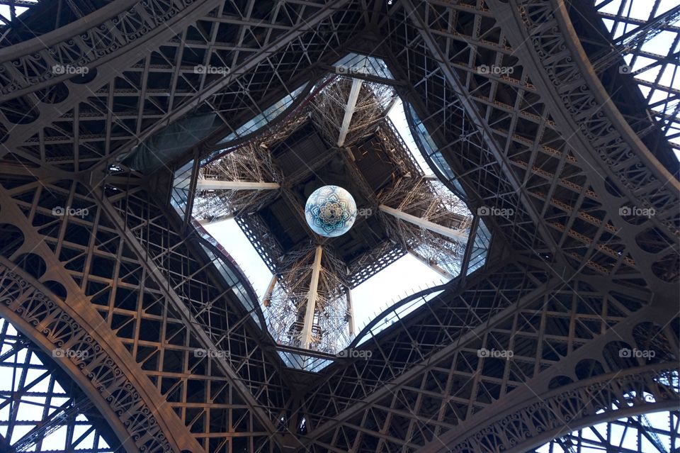 Beneath the Eiffel Tower, Paris 