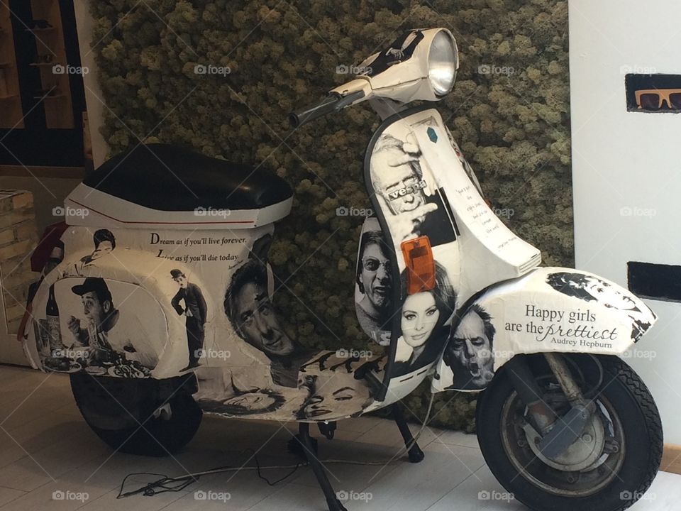 Scooter in Italy 