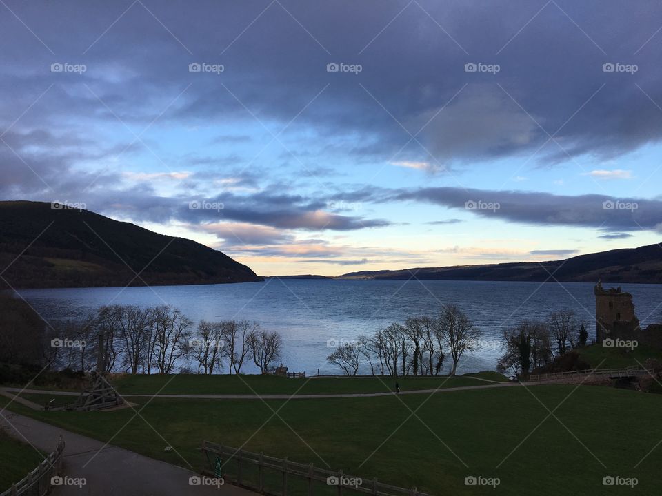 Looking over Loch Ness