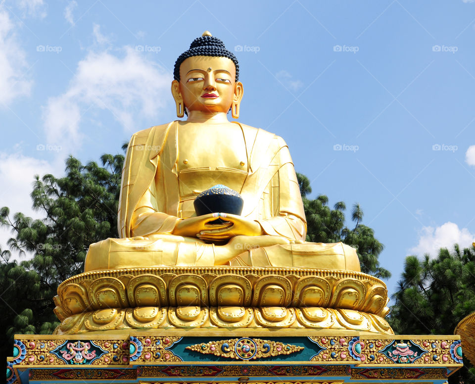 Buddha Statue in Kathmandu Nepal