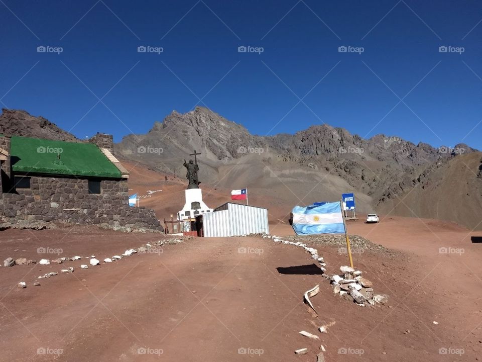 El Cristo límite Argentina - Chile 🇦🇷🇨🇱