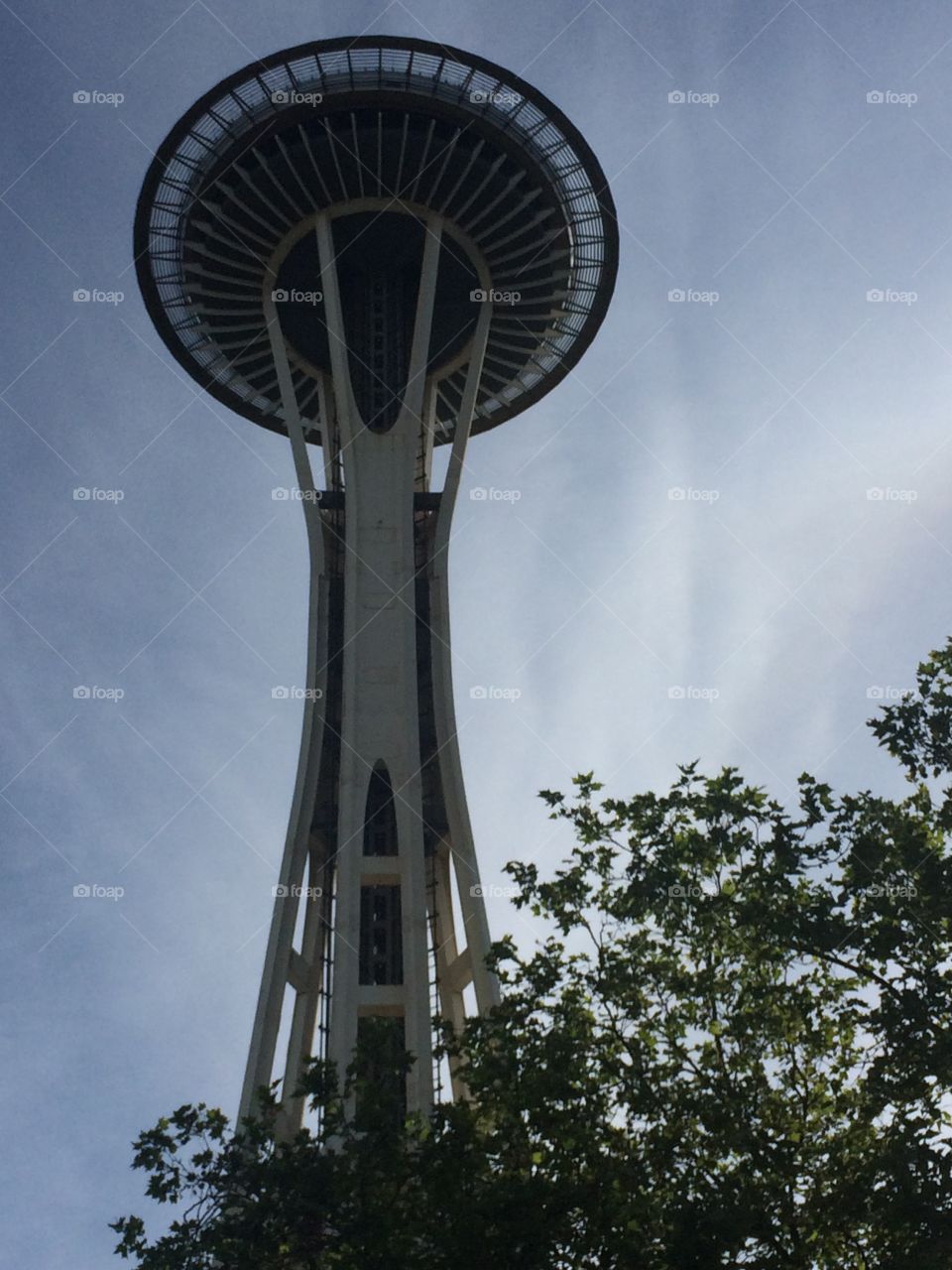 Seattle space needle partial shot 