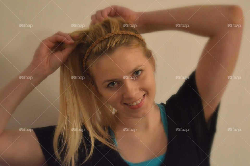 Close-up of a smiling woman