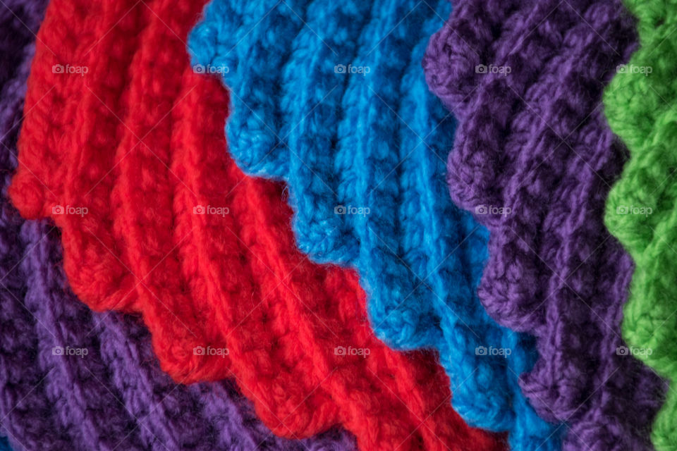 Colorful knitted texture 