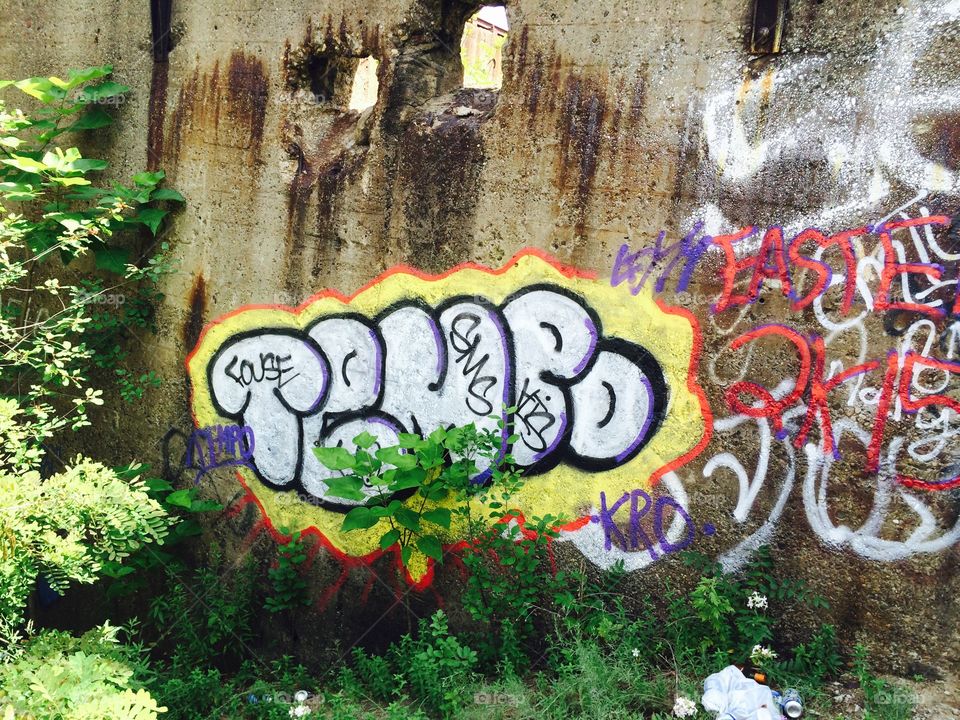 Graffiti, Wall, Spray, Vandalism, Color