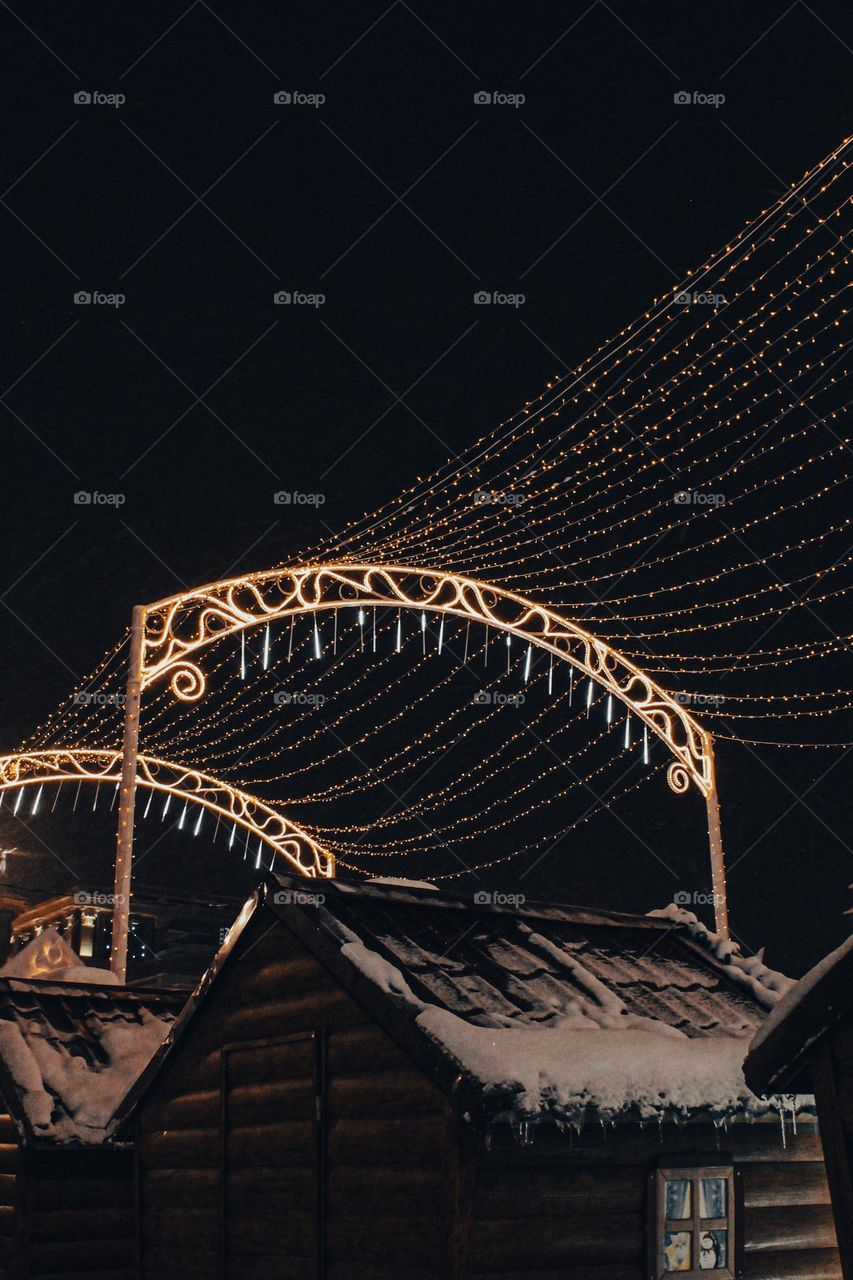 Evening walk in the center of Yekaterinburg