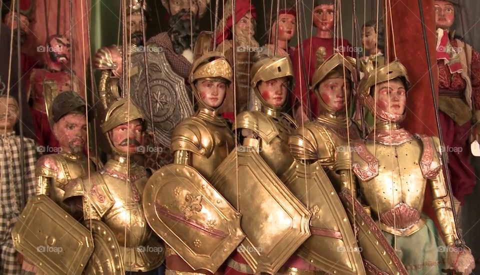 Pupi siciliani. Museo Pitrè, Palermo