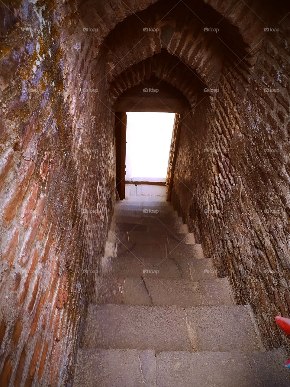 Staircase of Shaniwar wada Palace historical Places Pune Maharashtra India