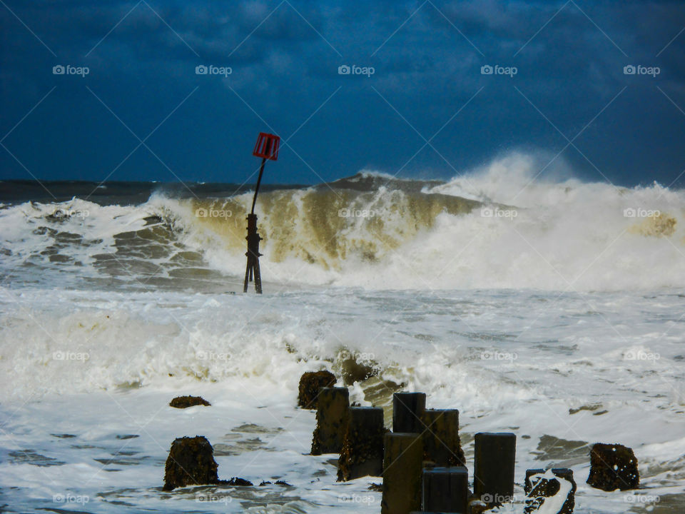 A wave in Norfolk, UK