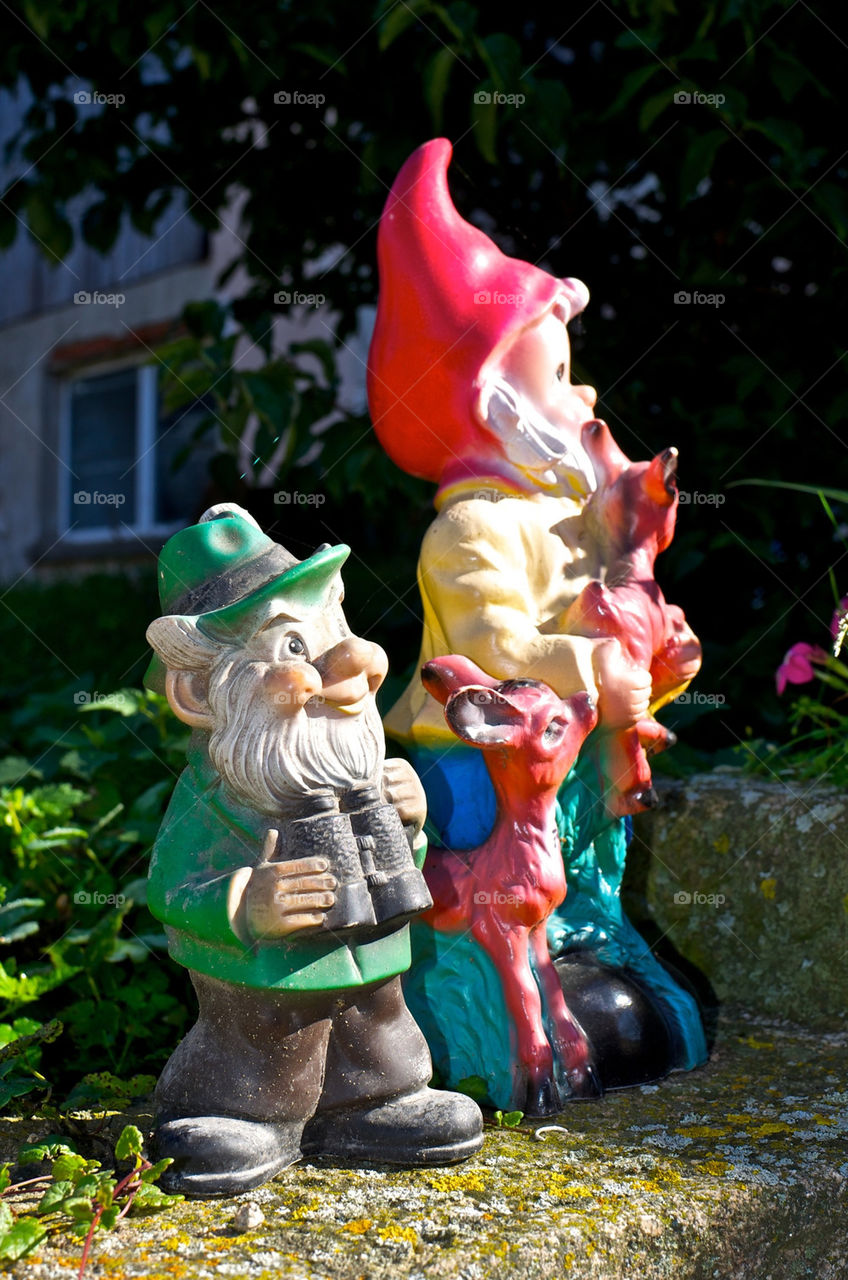 garden lawn gnome dwarf by emilien