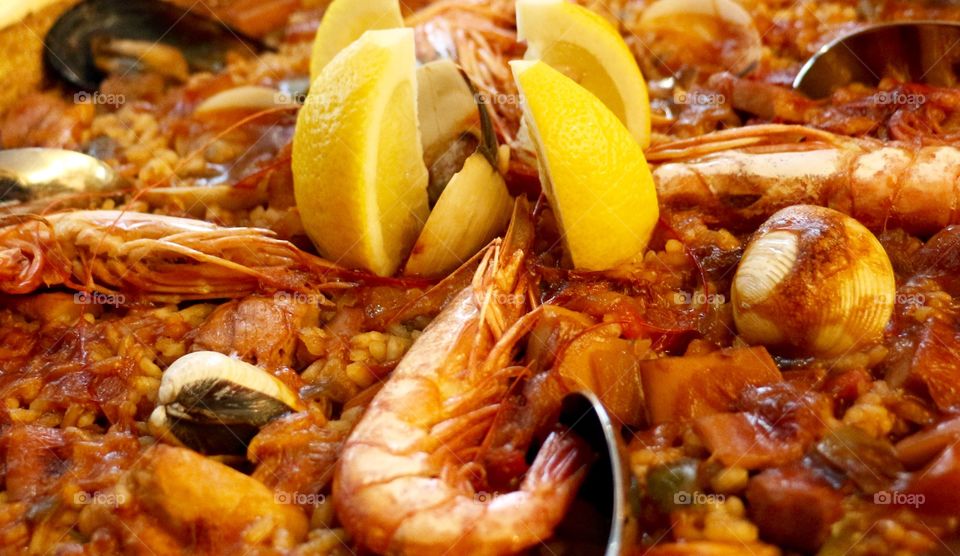 Seafood paella - Spain's dish