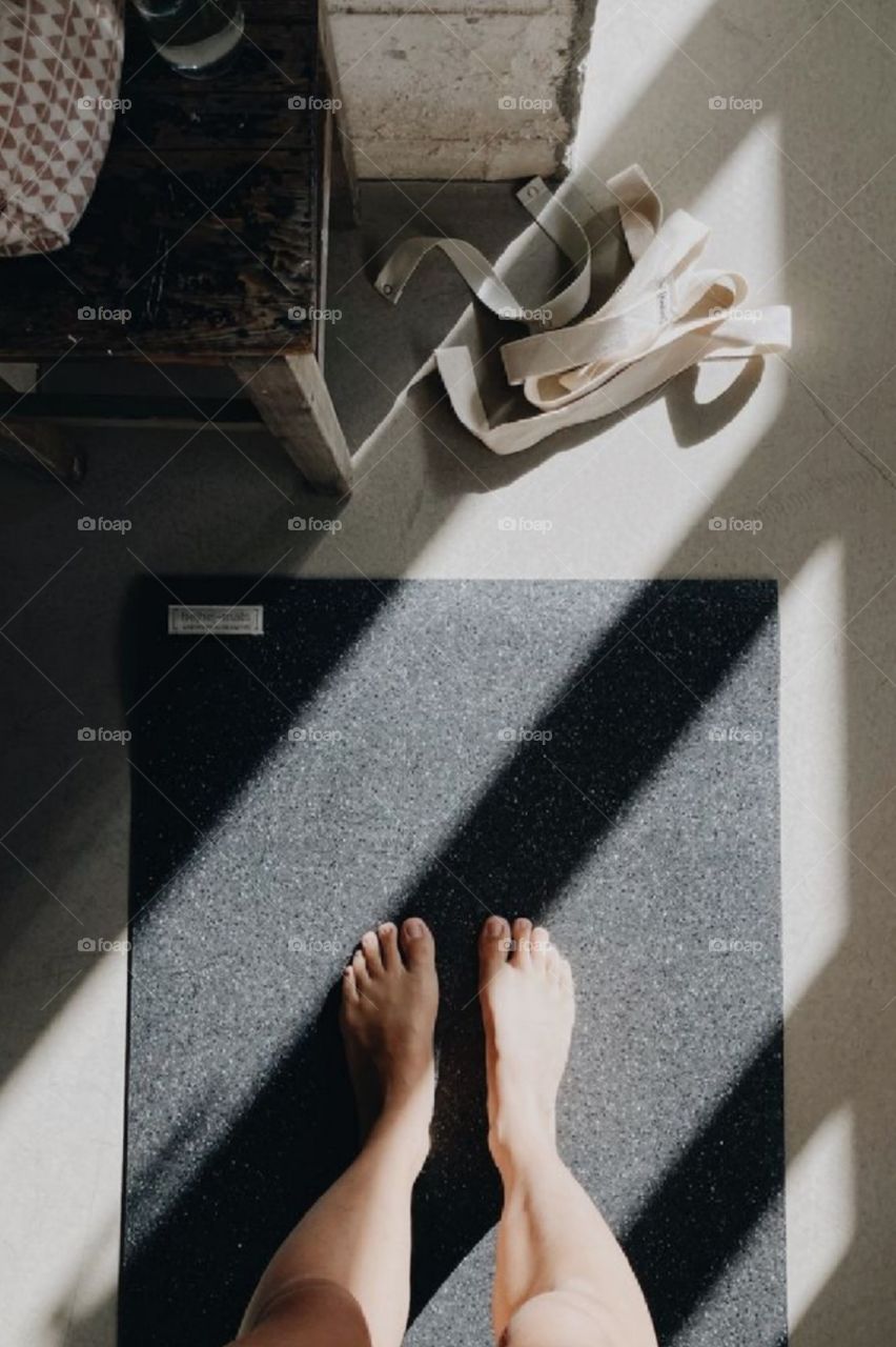 Pés, Colchonete , Academia.