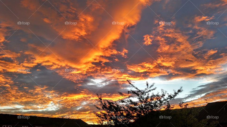 Low angle view of a dramatic sky