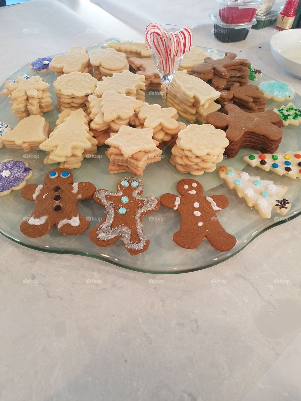 Homemade holiday cookies