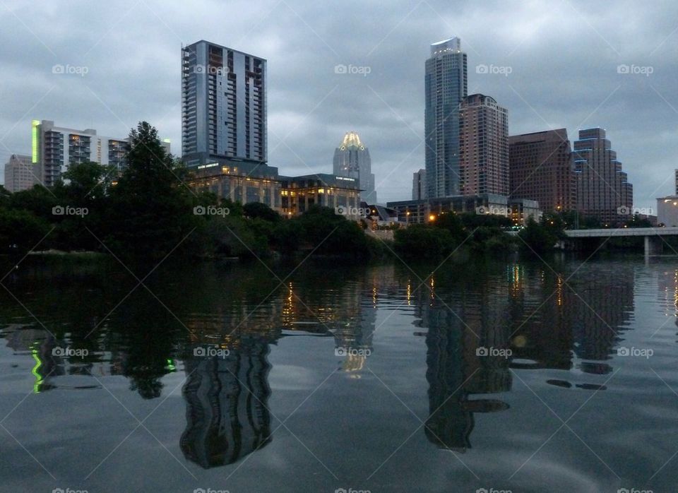 A beautiful Austin, Texas skyline