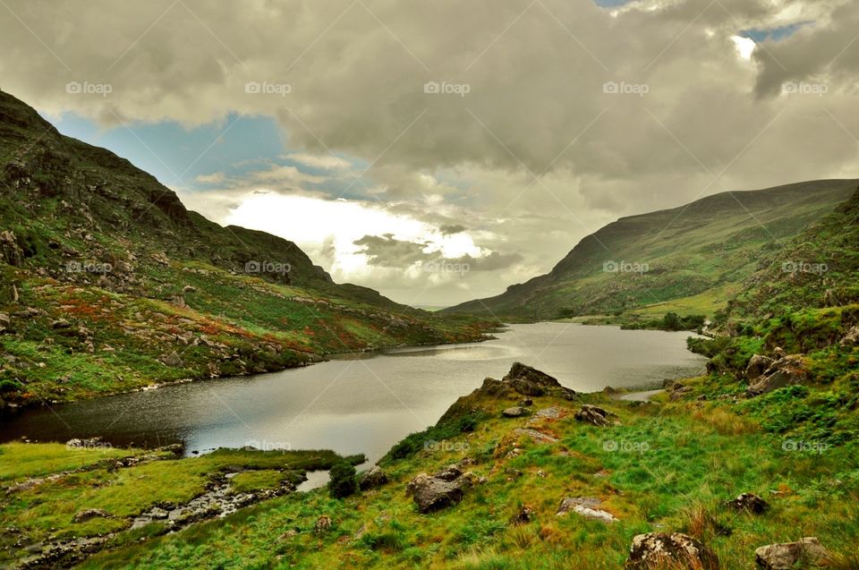 Beautiful scenery in Gap of Dunloe