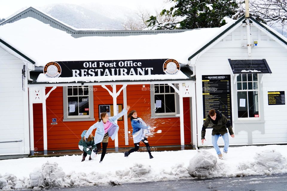 Snow Fighting  after snow fall