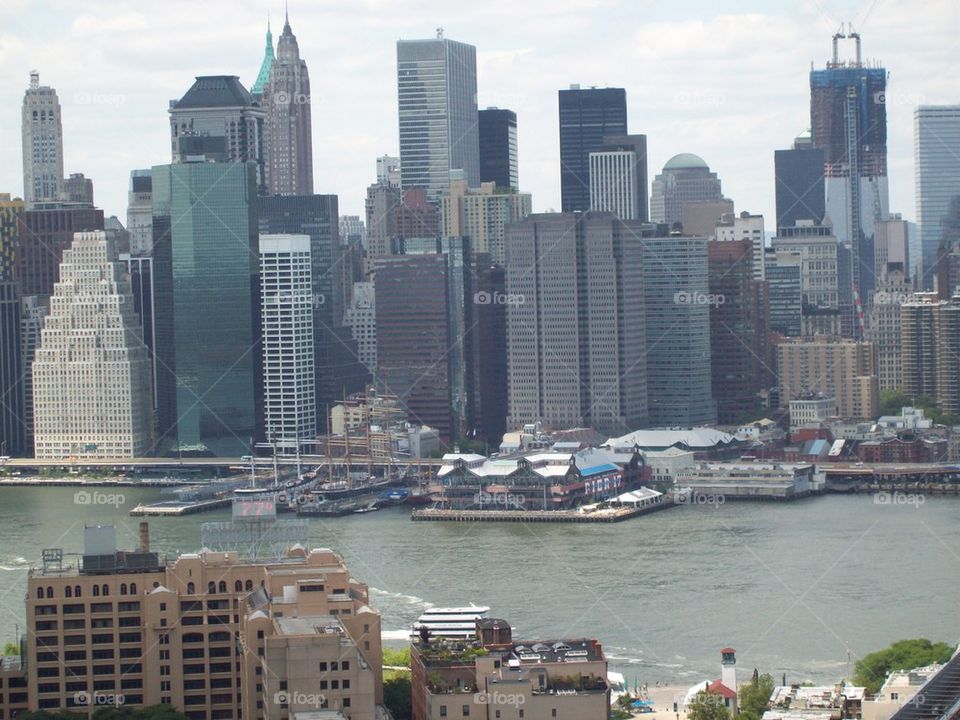 manhattan, from brooklyn