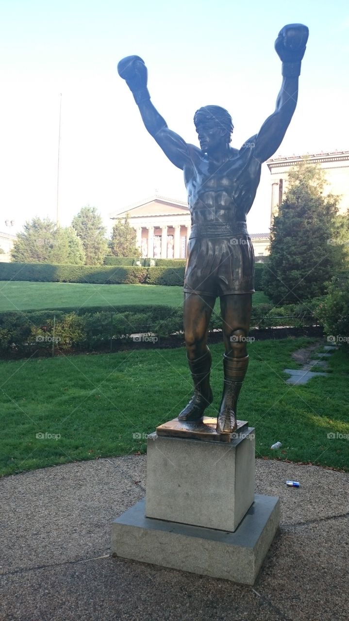 Rocky Statue. Philadelphia Museum of Art Rock Balboa's statue. Philadelphia favorite son.