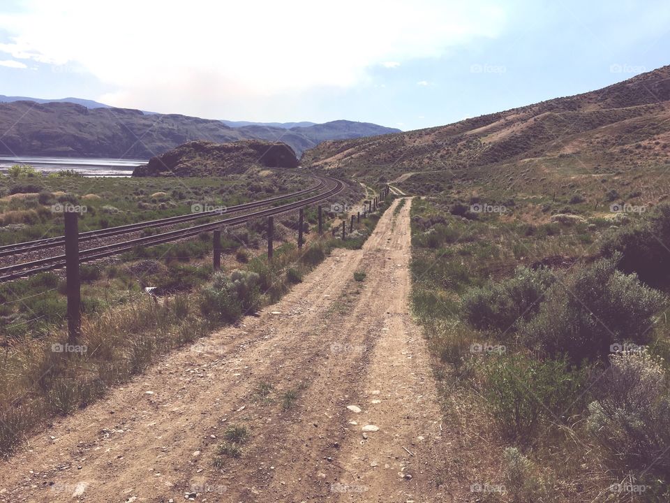 Beautiful evening hike 