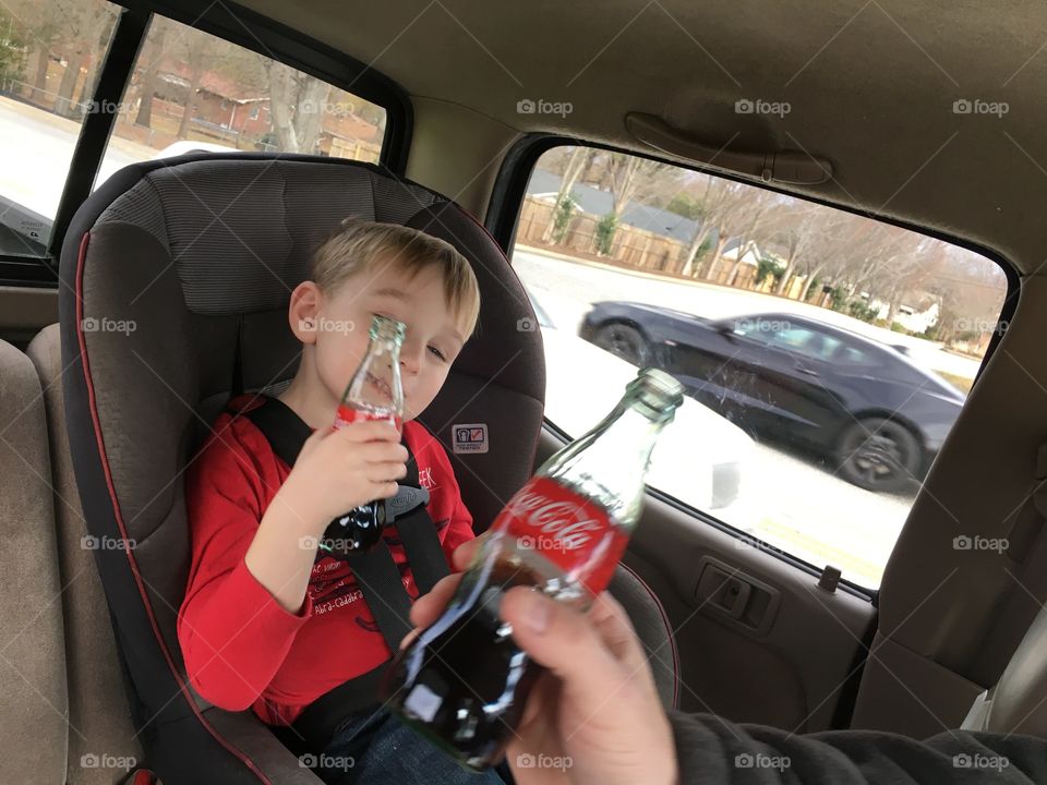 Coke with dad 