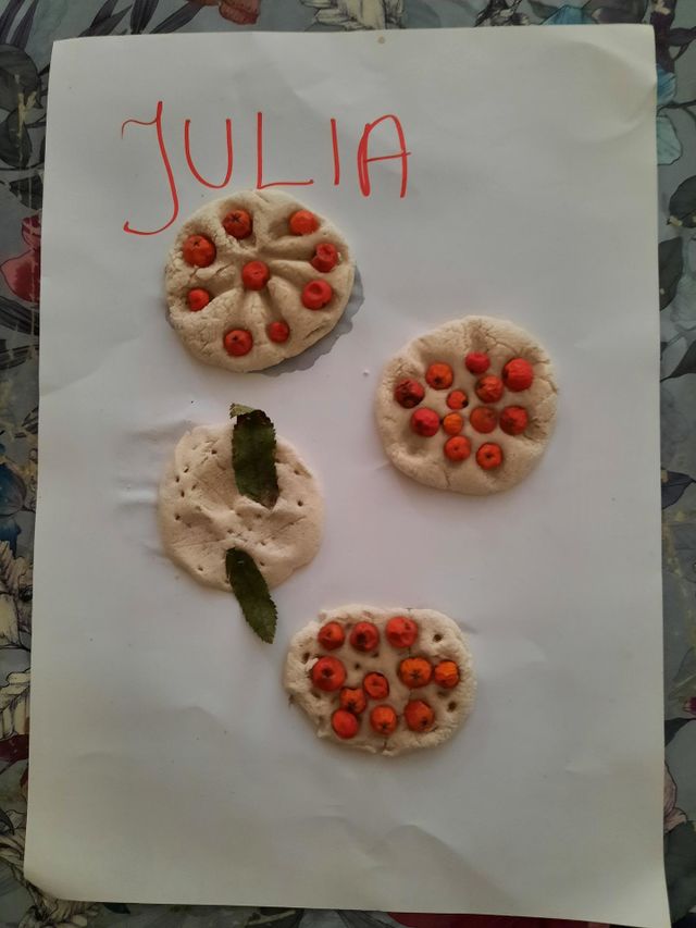 plasticine cookies made by 5.yrs old