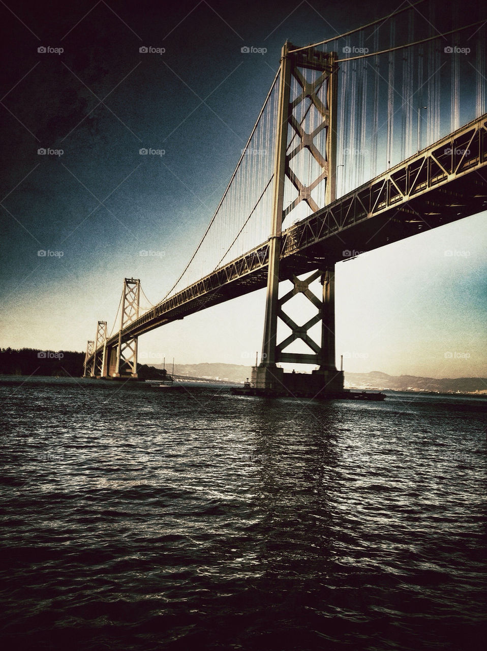 ocean bridge structure bay by runtographer