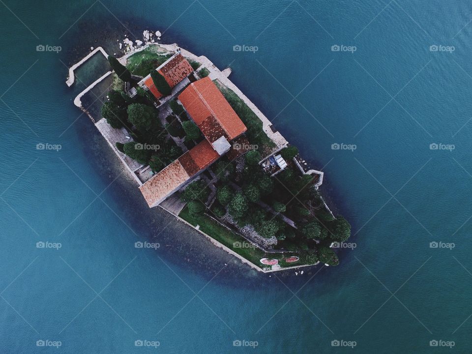 Monastery on an island