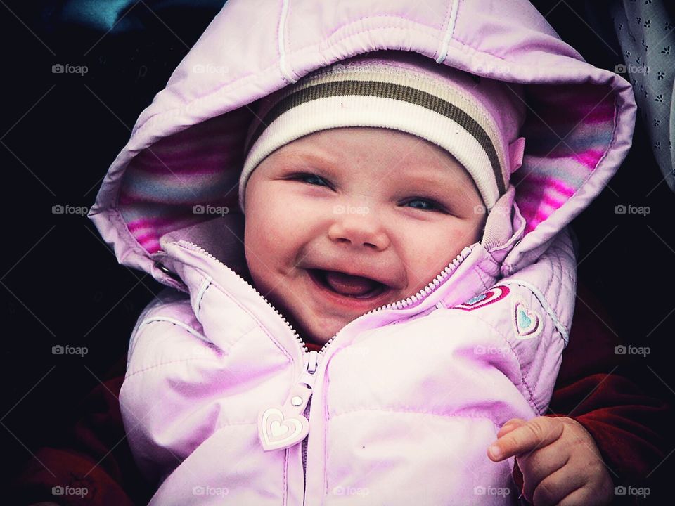 Smiling baby